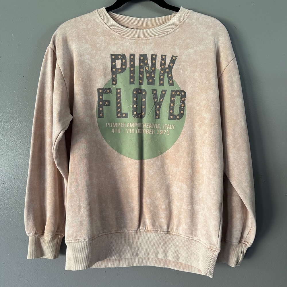 Pink Floyd‎ Crew Neck Sweater | Pink + Green
